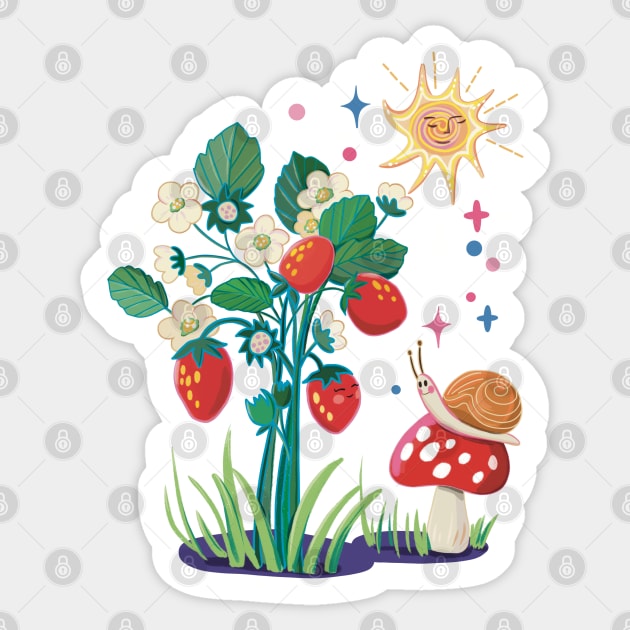 mushroom puns, you are so beautiful Sticker by Yunipop